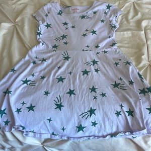 girls purple and teal dress